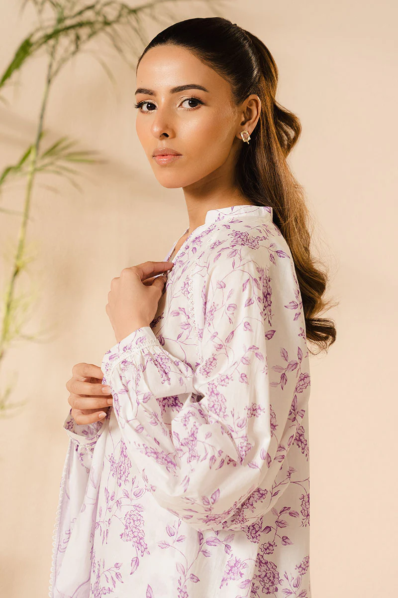LILAC MUSE-3PC (SHIRT, TROUSER & DUPATTA) - Image 6