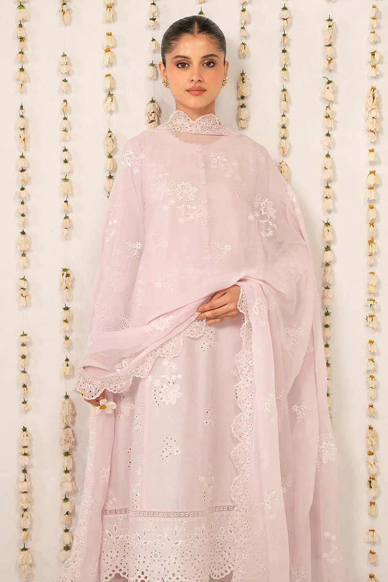 LILAC BLOOM-2PC (SHIRT & DUPATTA) - Image 3