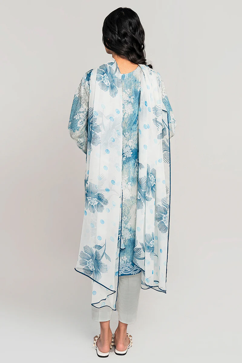 LUNAR SKY-3PC PRINTED LAWN SUIT - Image 3