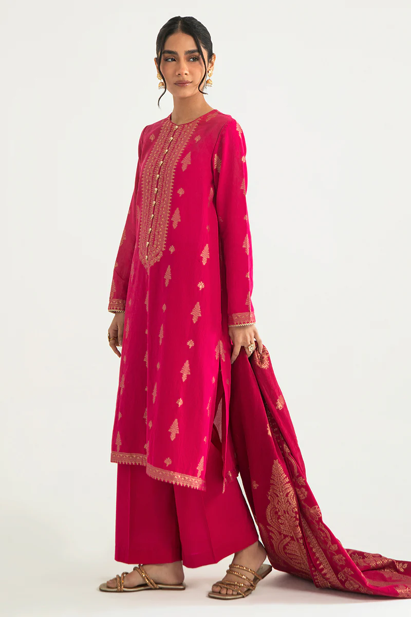 MAJESTIC CHARM-B-3PC COTTON JACQUARD SUIT - Image 2