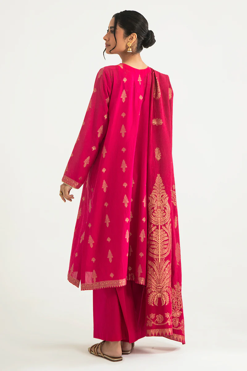 MAJESTIC CHARM-B-3PC COTTON JACQUARD SUIT - Image 3
