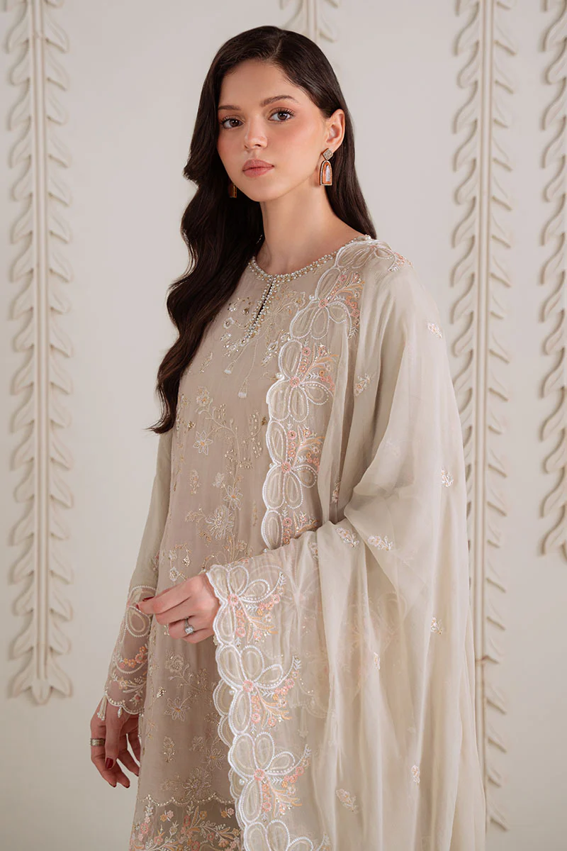 MEADOW MIST-3PC SILK EMBROIDERED SUIT - Image 3