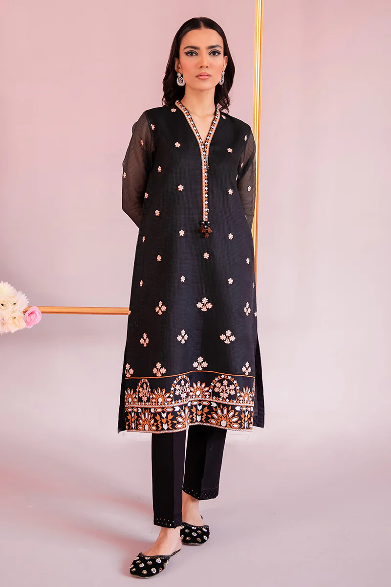 MIDNIGHT CHARM EMBROIDERED SHIRT - Image 4
