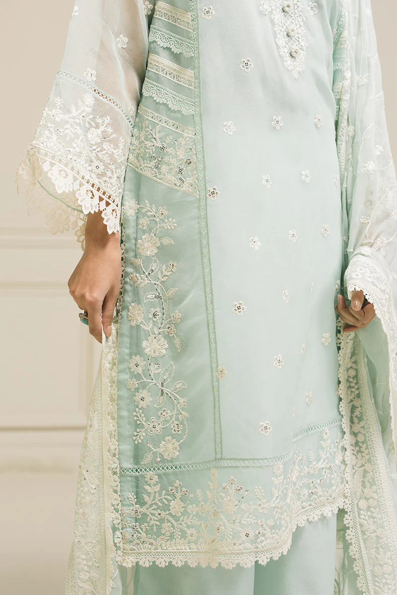 MINT FLO-3 PC (SHIRT, DUPATTA &TROUSER) - Image 3