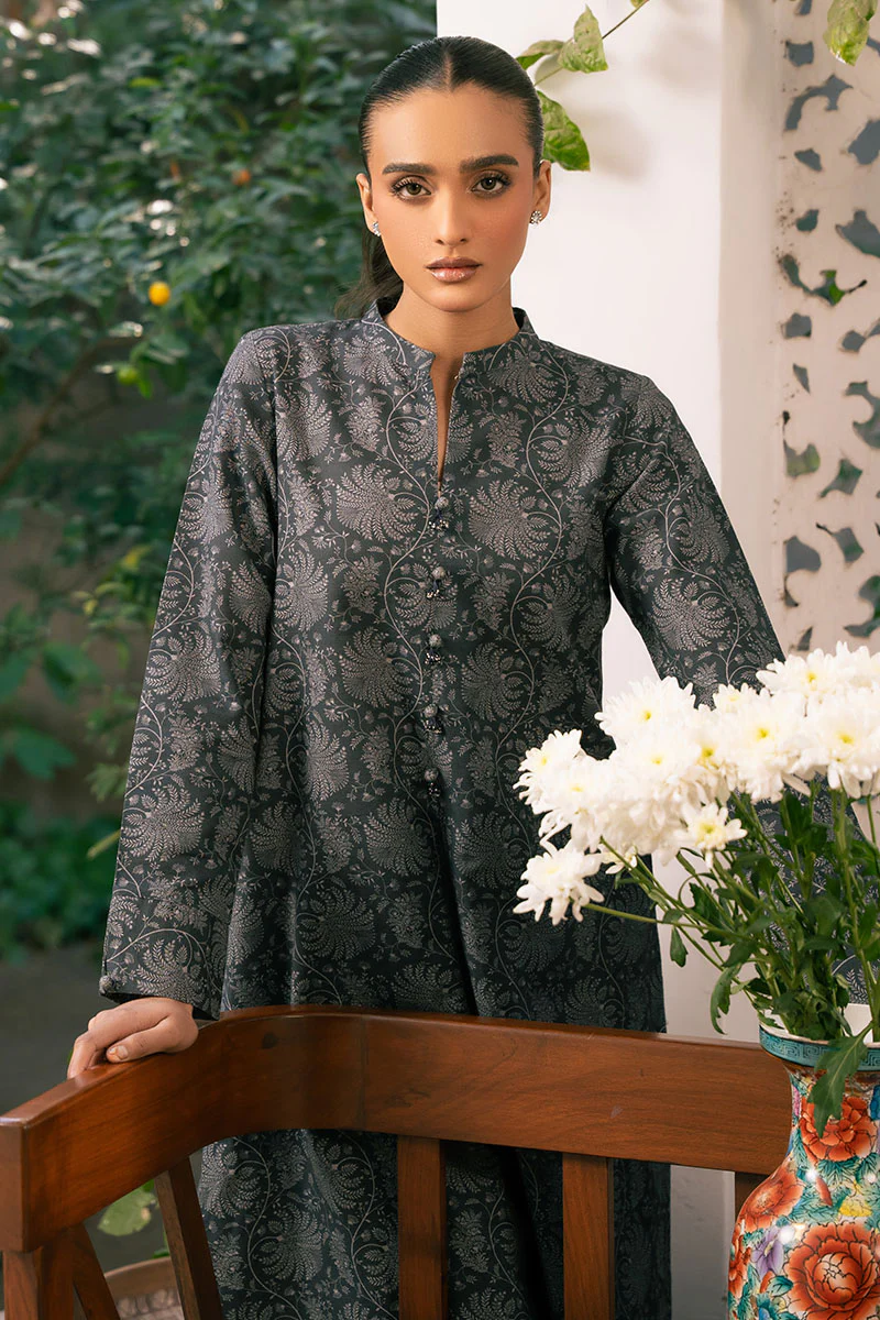 MOONLIT ECHOES-2 PIECE PRINTED KHADDAR SUIT - Image 3