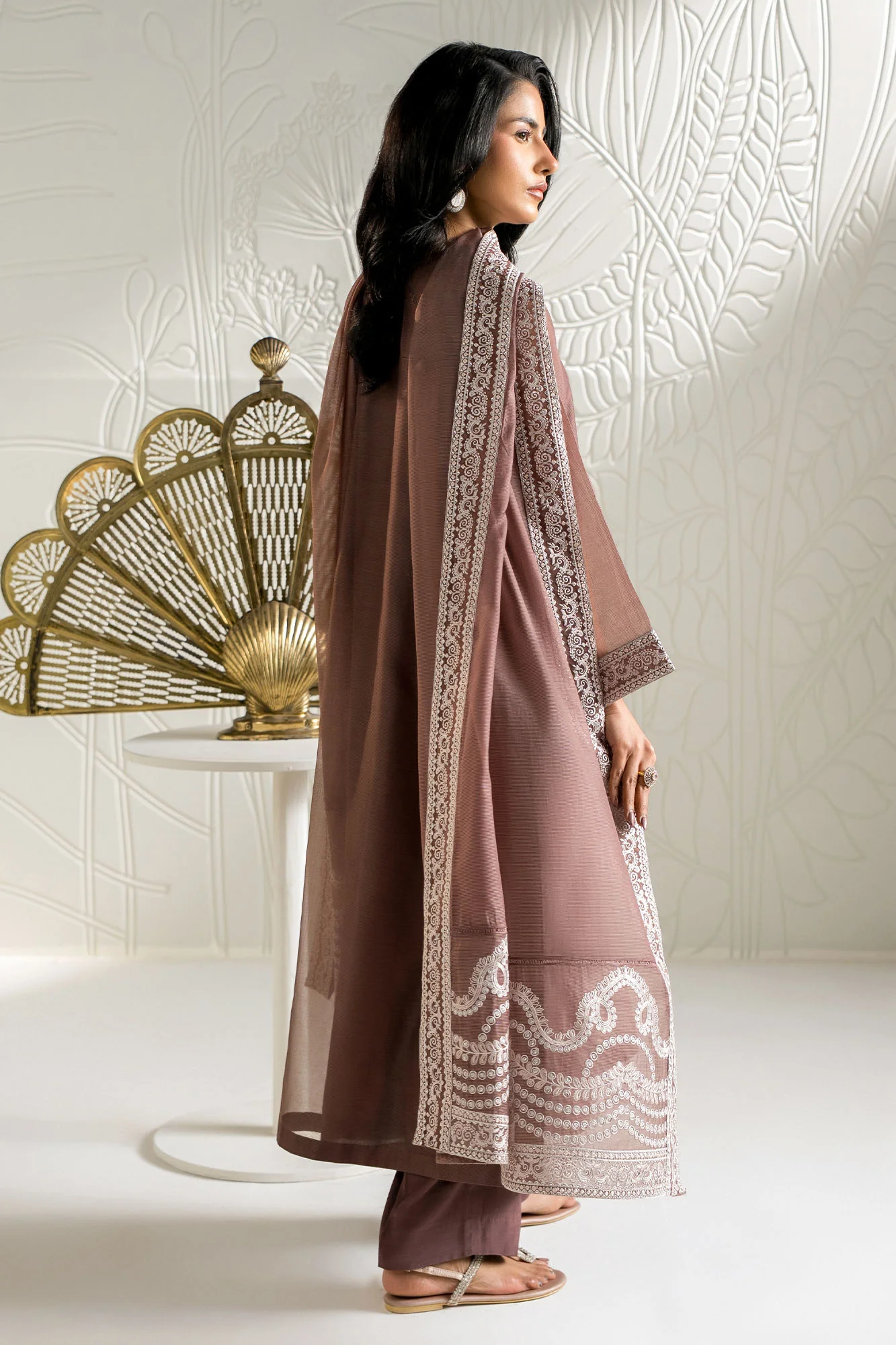 MULBERRY MIST-2PC (SHIRT & DUPATTA) - Image 7