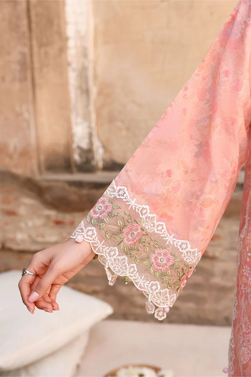 MUTED BLUSH-3PC PRINTED LAWN SUIT - Image 3