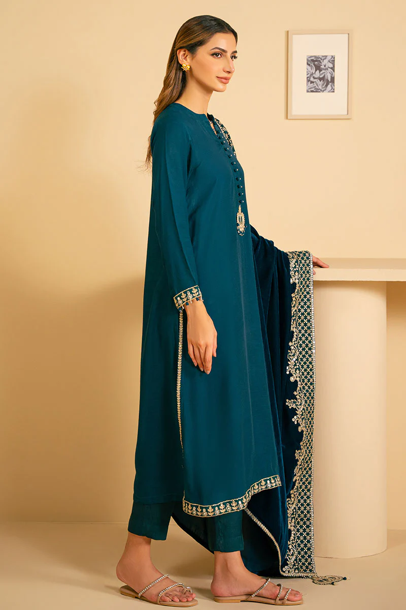 MYSTIC TIDE-2 PC (SHIRT & DUPATTA) - Image 7