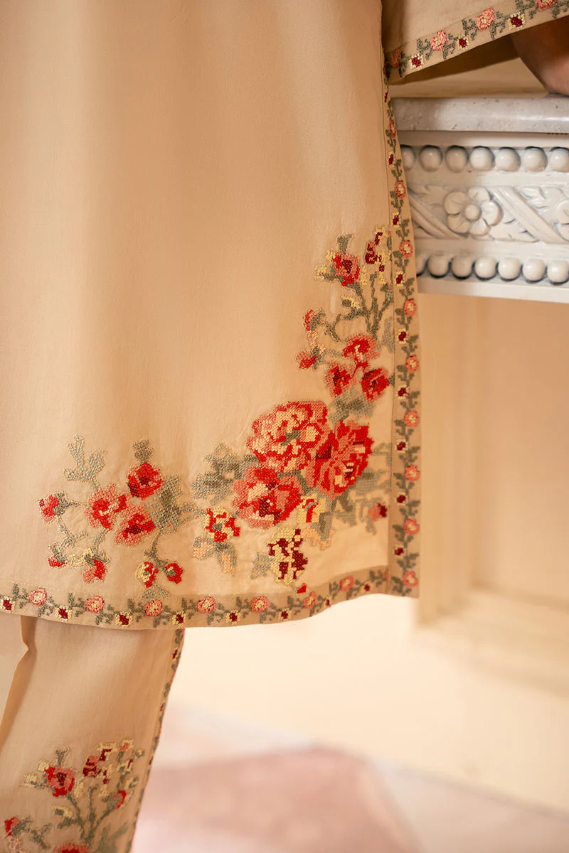 OCHRE BLOOM-2PC (SHIRT & TROUSER) - Image 4