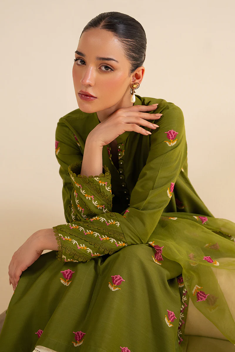 OLIVE BRANCH-2 PIECE (SHIRT & DUPATTA) - Image 6