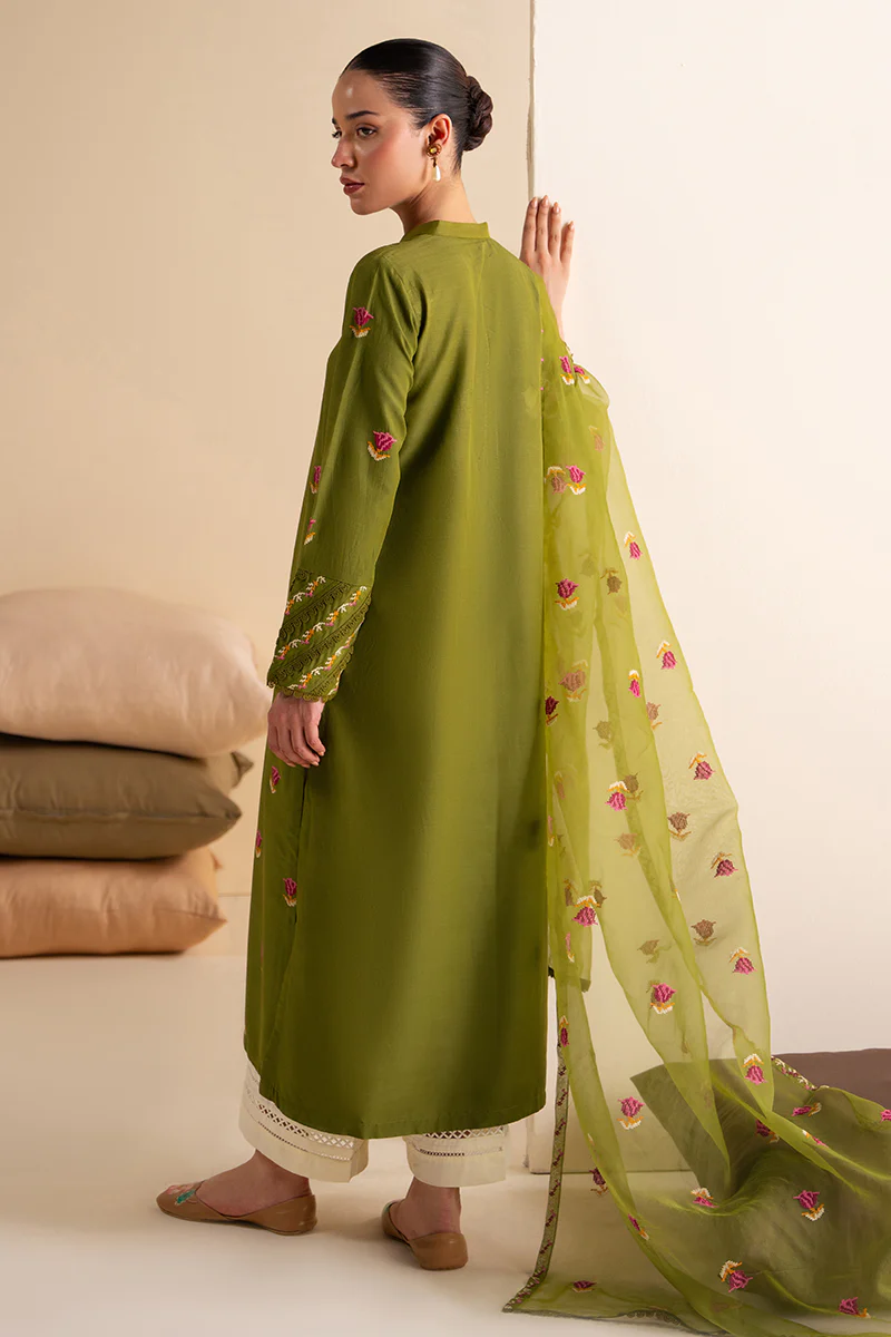 OLIVE BRANCH-2 PIECE (SHIRT & DUPATTA) - Image 9