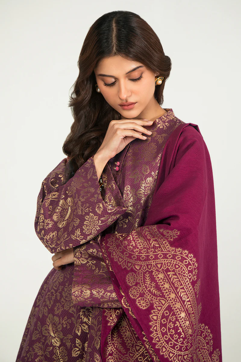 ORCHARD GLARE-A-3PC COTTON JACQUARD SUIT - Image 5