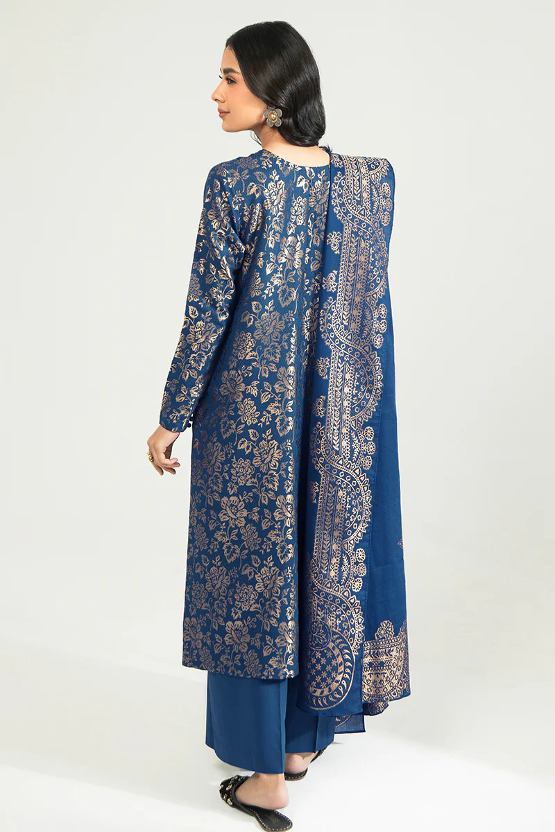ORCHARD GLARE-B-3PC COTTON JACQUARD SUIT - Image 3