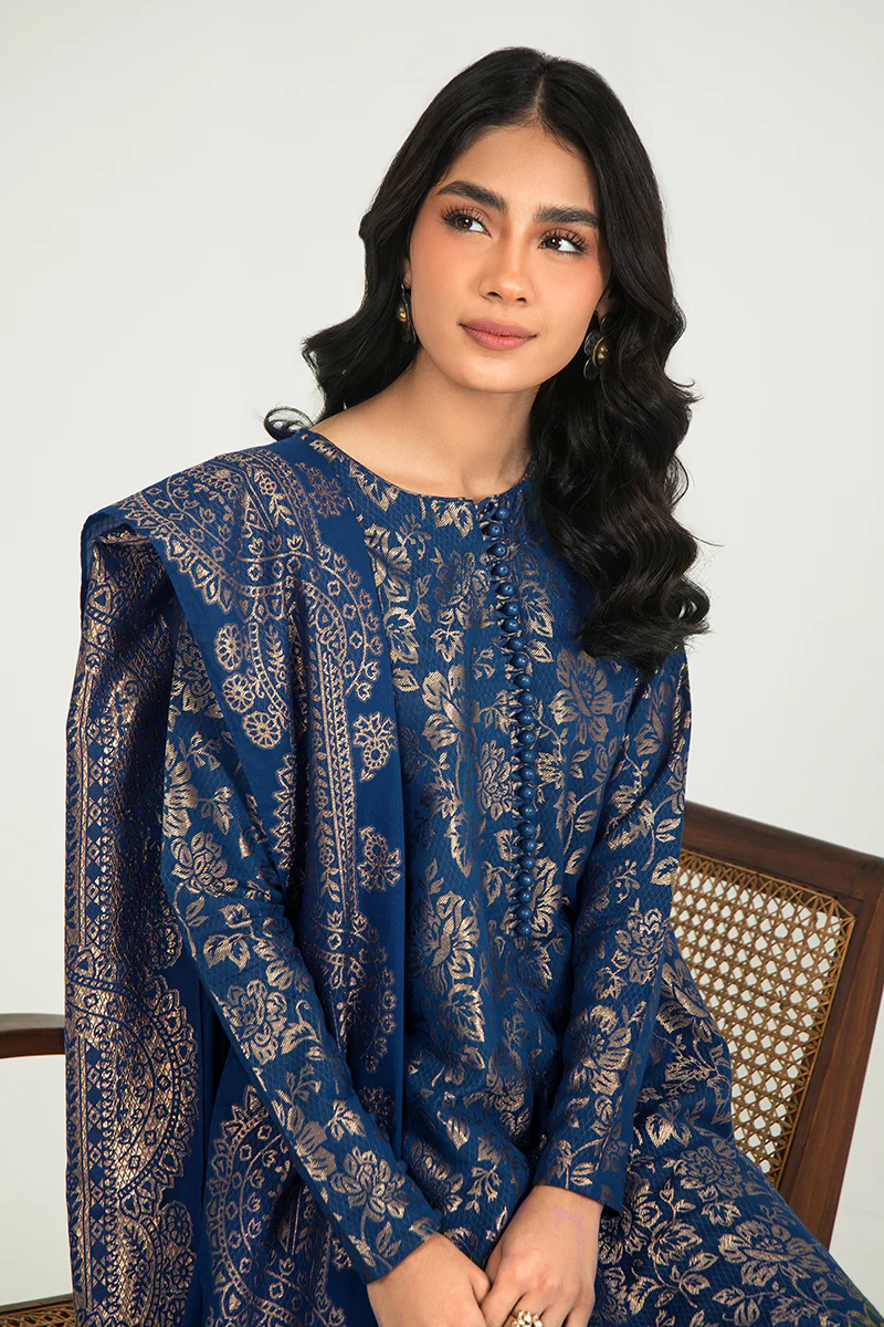 ORCHARD GLARE-B-3PC COTTON JACQUARD SUIT - Image 5