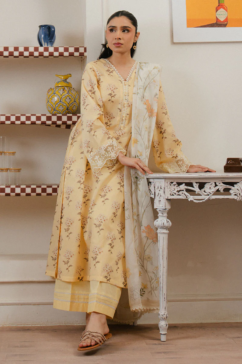 ORCHID IMPRESSION-3 PC PRINTED LAWN SUIT - Image 7