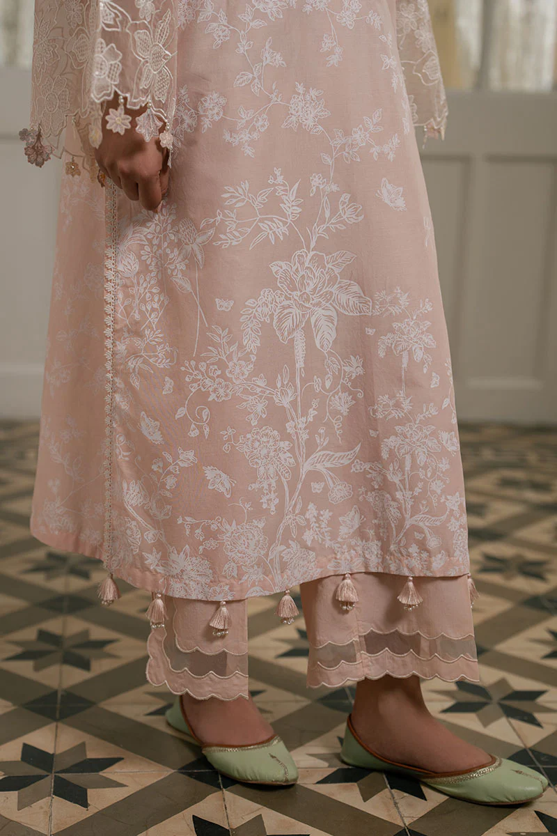 PASTEL MELODY- 3PC EMBROIDERED LAWN SUIT - Image 4