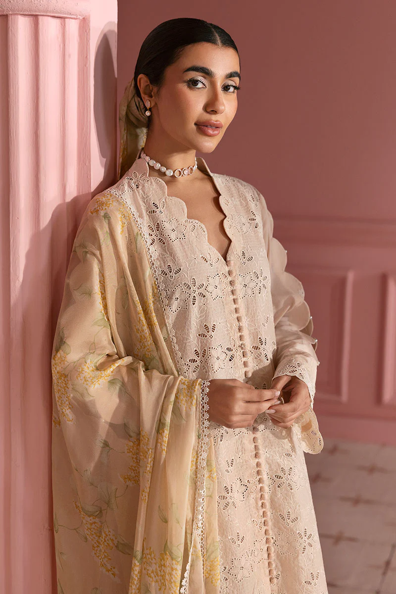 PEACH PARFAIT-3PC PRINTED LAWN SUIT - Image 3