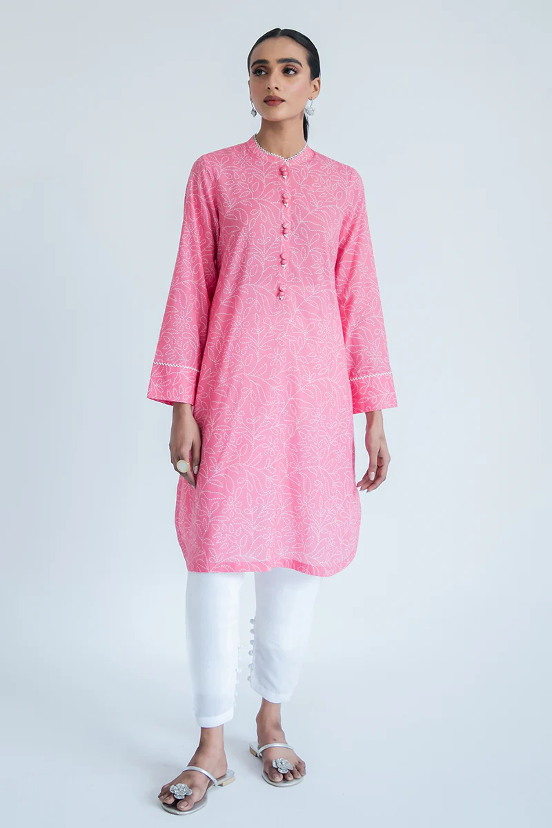 PEACHY GLIDE DIGITAL PRINTED SHIRT