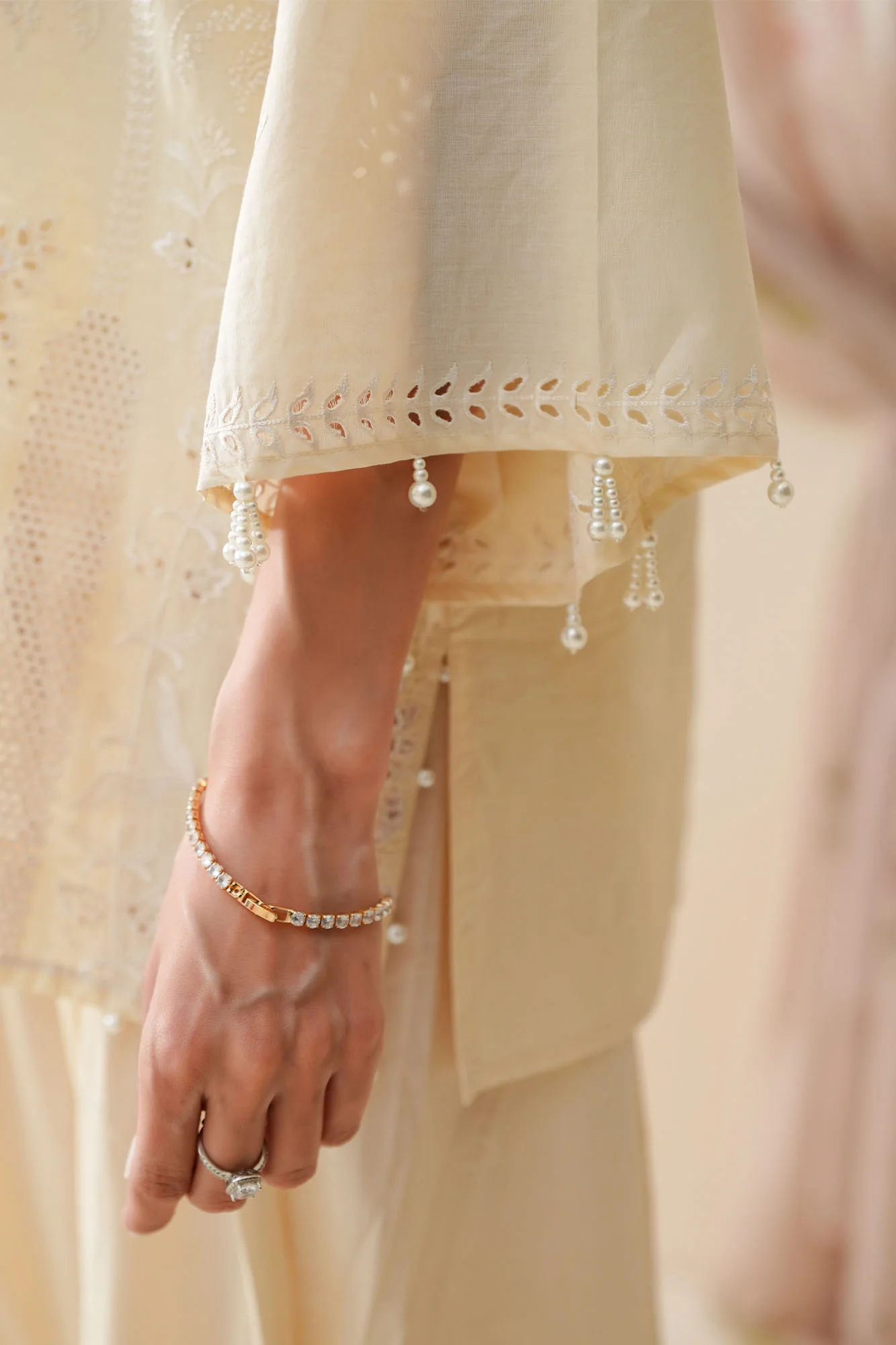 PEARL ROYALE-3PC CHIKANKARI SUIT - Image 5