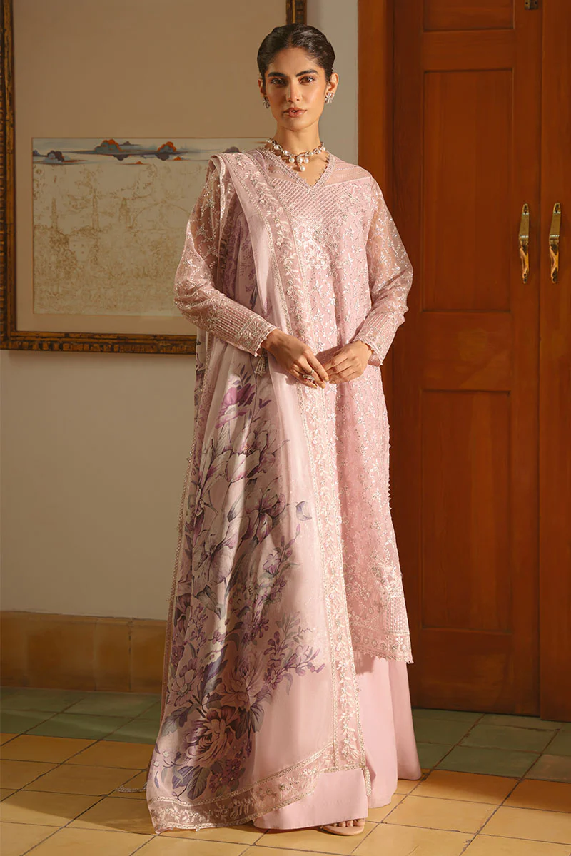 PETAL SOFT-4 PIECE EMBROIDERED SILK SUIT - Image 4