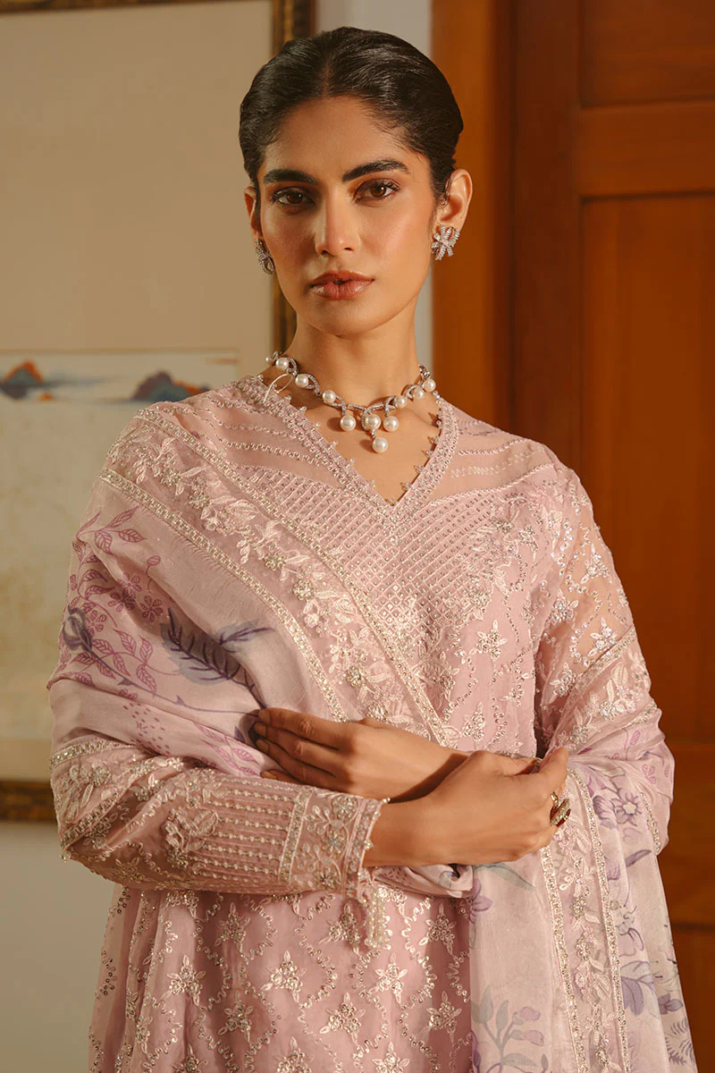 PETAL SOFT-4 PIECE EMBROIDERED SILK SUIT - Image 6