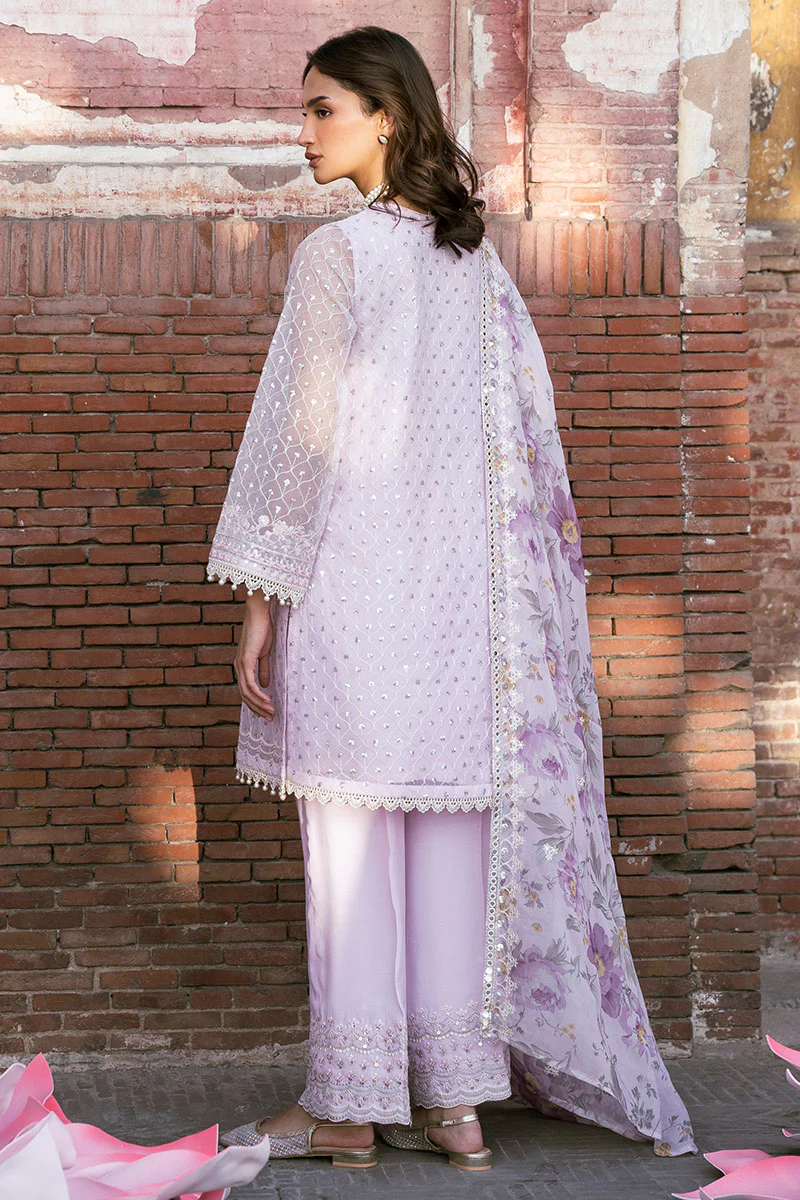 PETAL SPLASH-3PC (SHIRT, TROUSER & DUPATTA) - Image 6