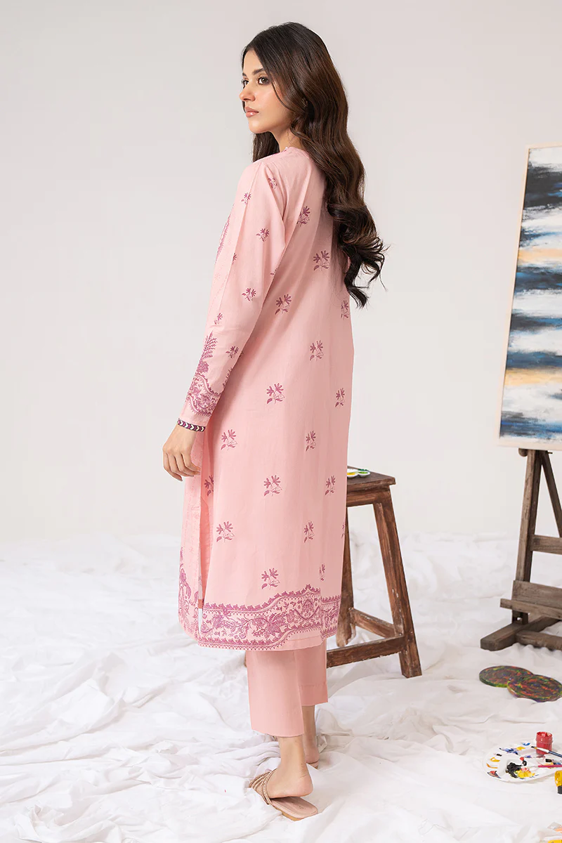 PINK MELLOW-2PC PRINTED LAWN SUIT - Image 3