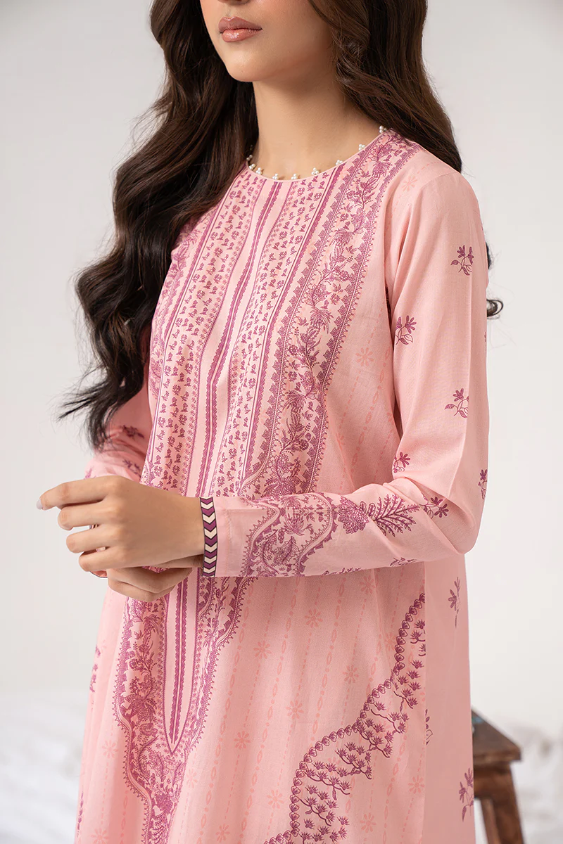 PINK MELLOW-2PC PRINTED LAWN SUIT - Image 4