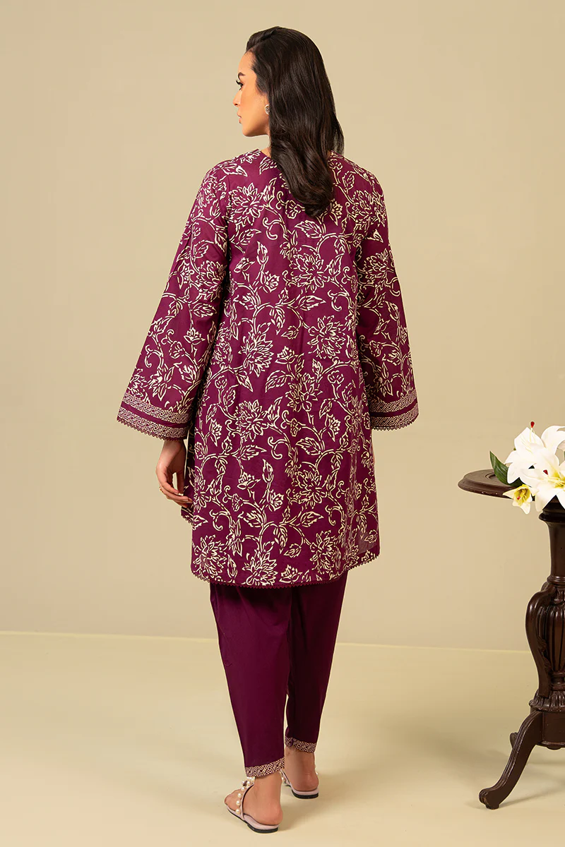 PURPLE HAZE-2 PIECE PRINTED SUIT - Image 5