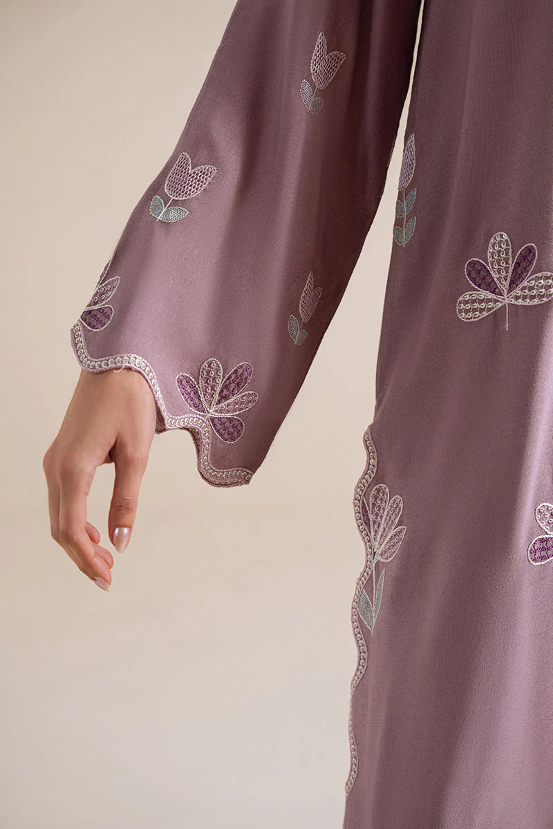 PURPLE HAZE-3PC (SHIRT, TROUSER & DUPATTA) - Image 4