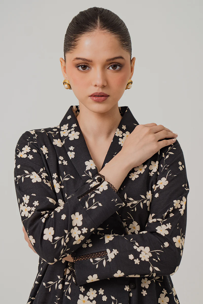 RAVEN CHARM-2 PIECE KHADDAR PRINTED SUIT - Image 2