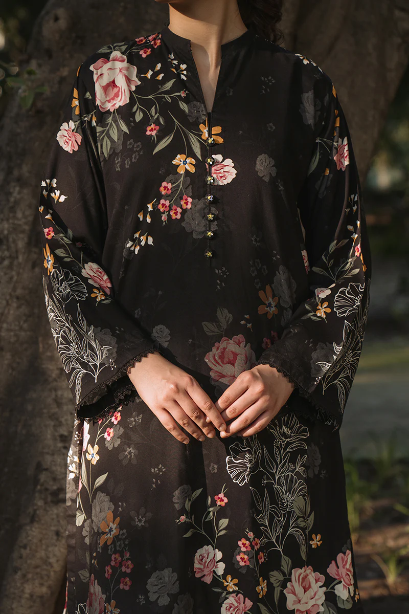 RAVEN FLORET-1 PIECE LINEN PRINTED SHIRT - Image 2
