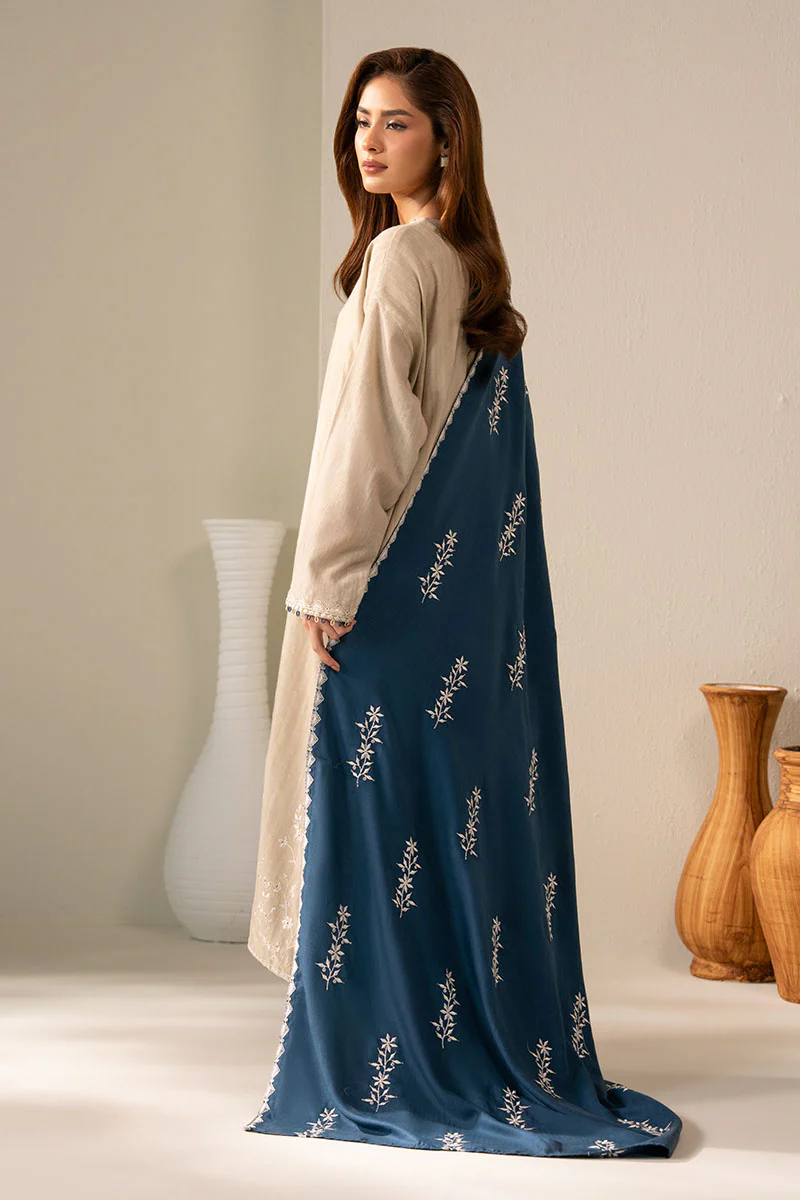 PEARL BLUE-2PC (SHIRT & DUPATTA) - Image 7