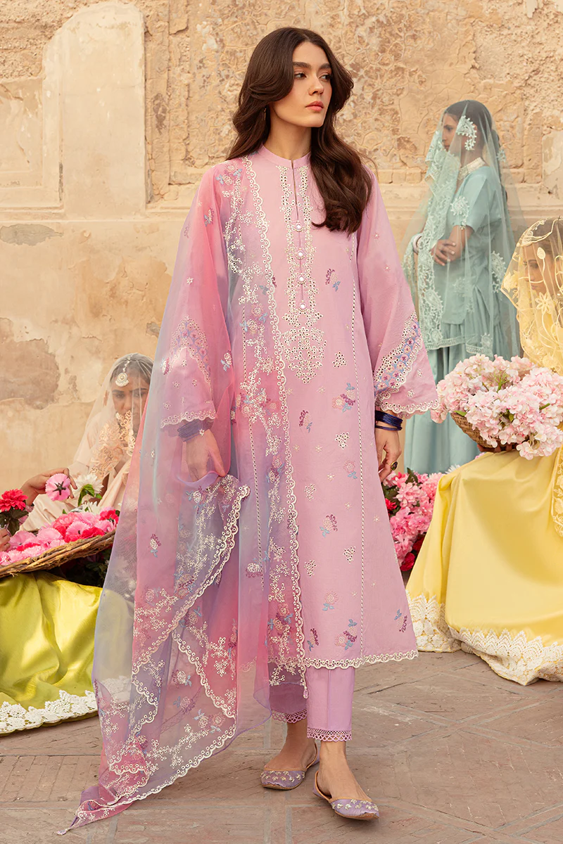 REGAL ORCHARD STITCH 3PC: LAWN EMBROIDERED  SUIT - Image 5