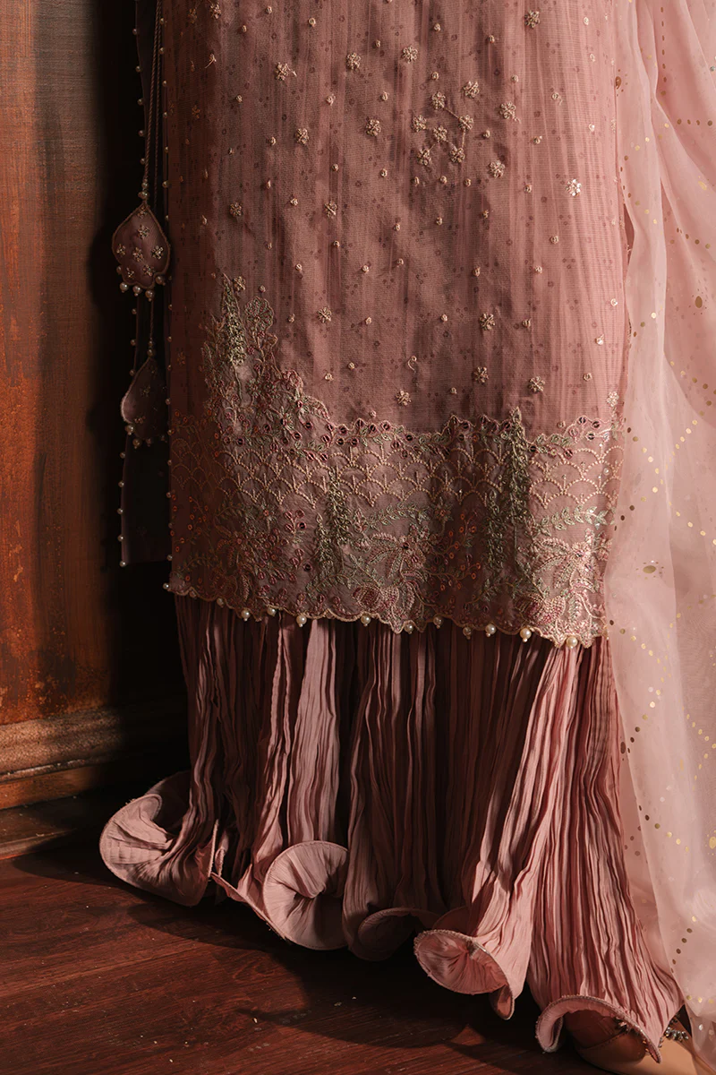 ROSY WHISPER-4PC NET EMBROIDERED SUIT - Image 2