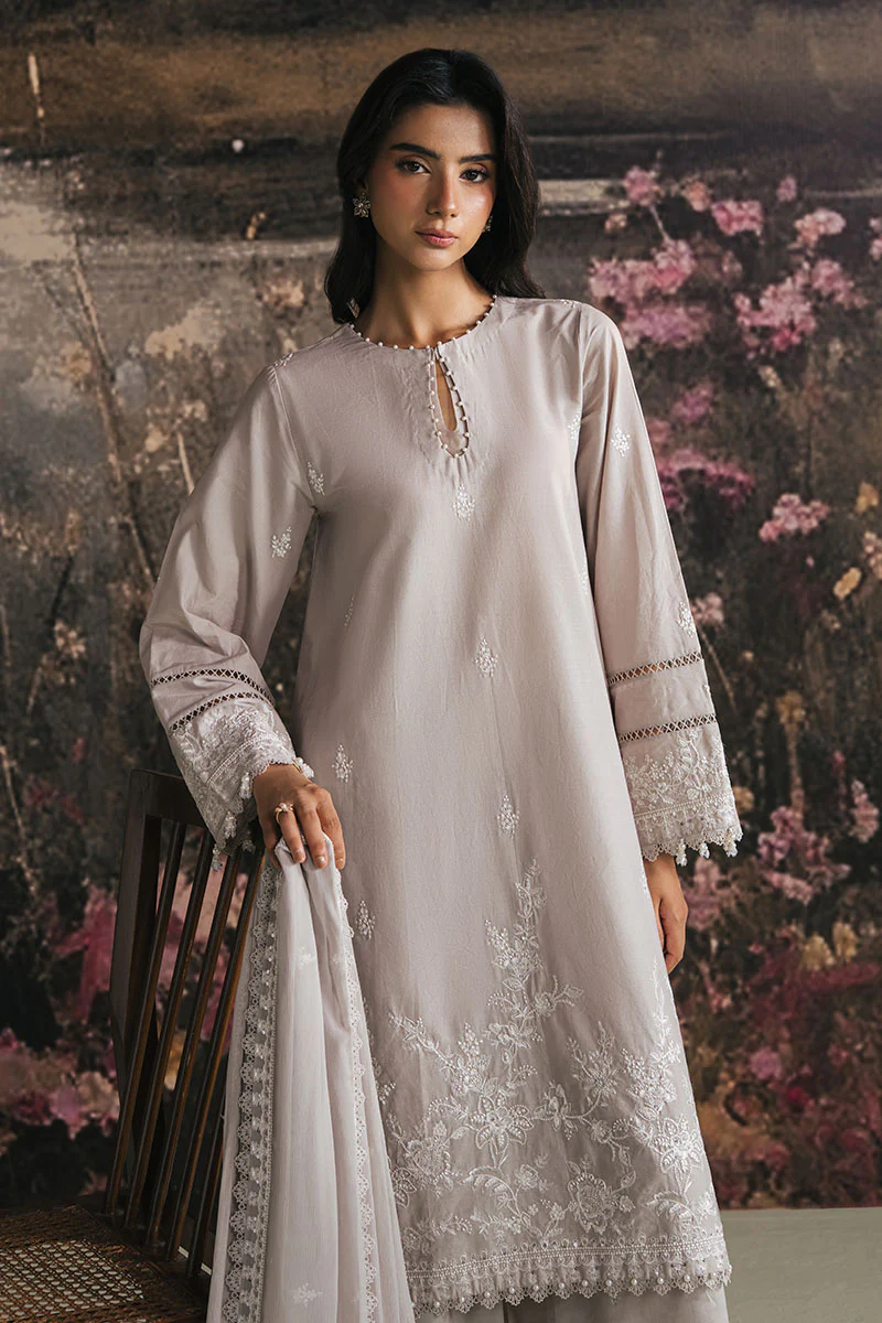 ASH ROSE-3PC LAWN EMBROIDERED SUIT - Image 4