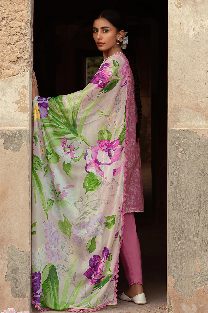 CORAL FLORET-3 PIECE LAWN PRINTED SUIT - Image 7