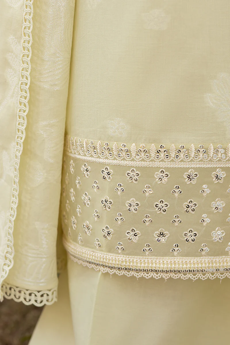 DAINTY DOVE-3 PIECE EMBROIDERED JACQUARD - Image 3