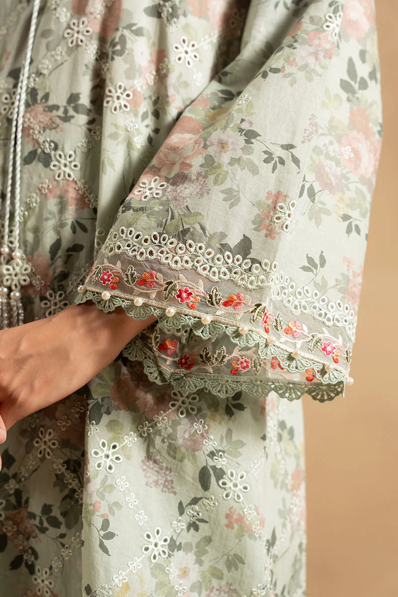 DEWY MEADOW- 3PC EMBROIDERED LAWN SUIT - Image 2