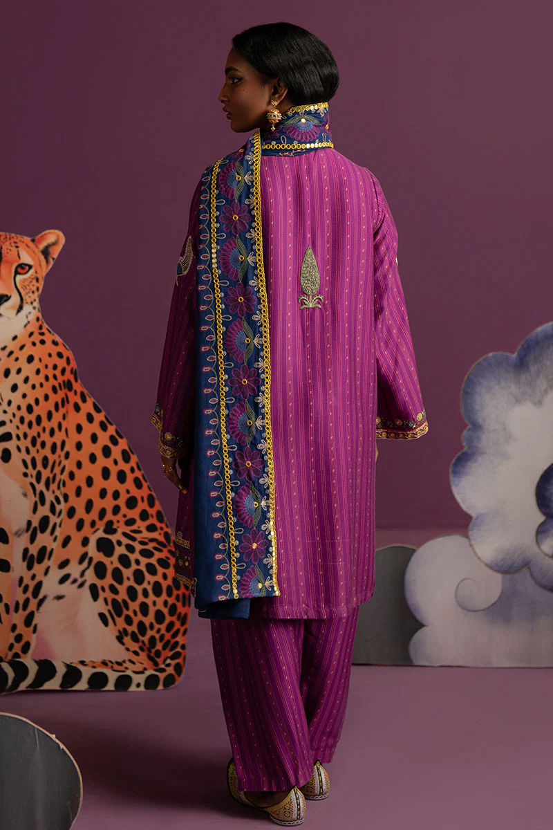 DREAMY PINK-3 PC (SHIRT, TROUSER & DUPATTA) - Image 7