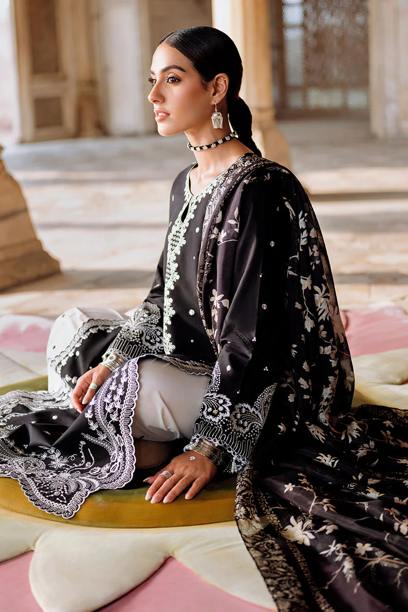 EBONY VOGUE-3PC EMBROIDERED LAWN SUIT - Image 5
