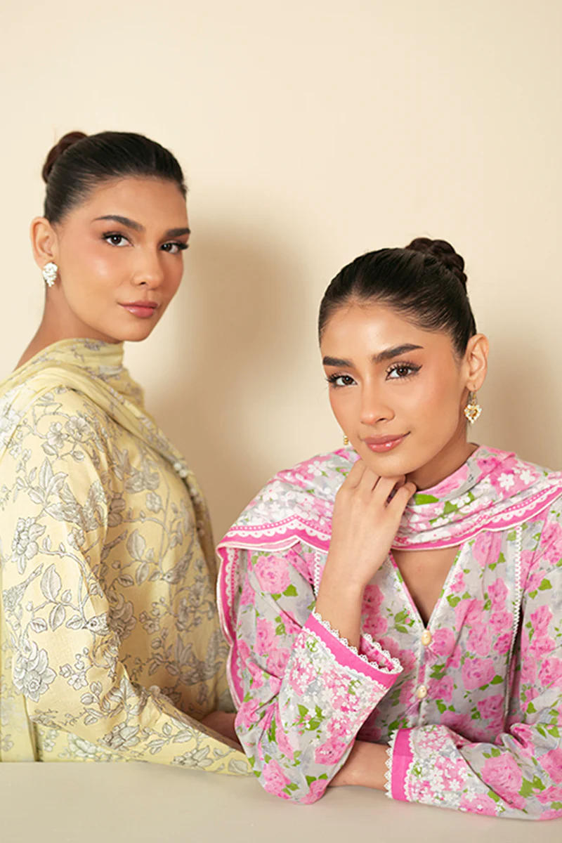FLORAL WIND-3 PIECE LAWN SUIT - Image 10