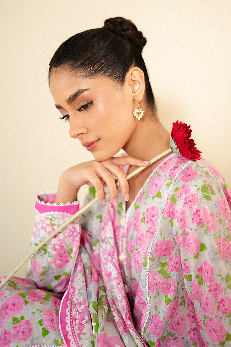 FLORAL WIND-3 PIECE LAWN SUIT - Image 6