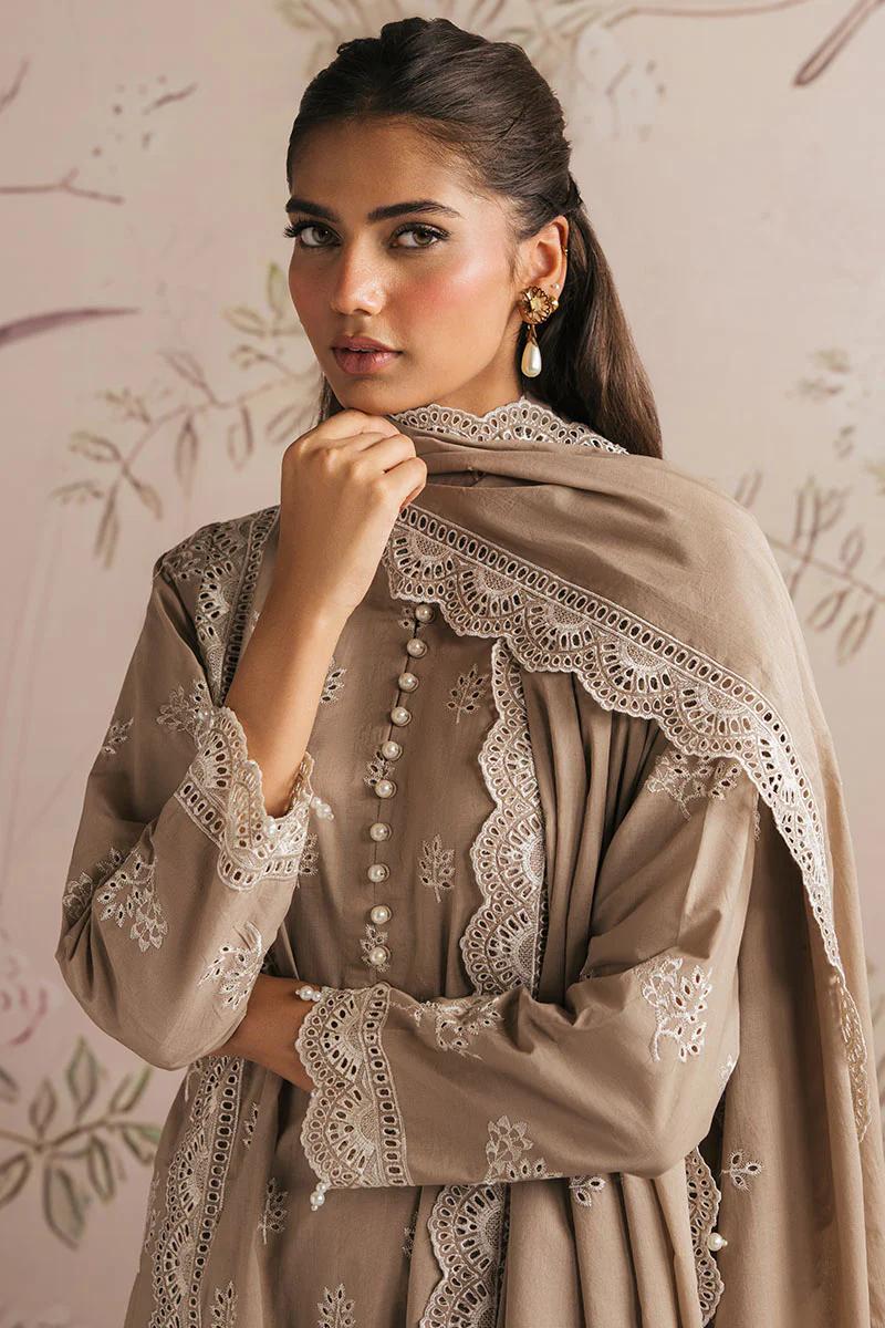GRAY FOREST-3PC CHIKANKARI SUIT - Image 2