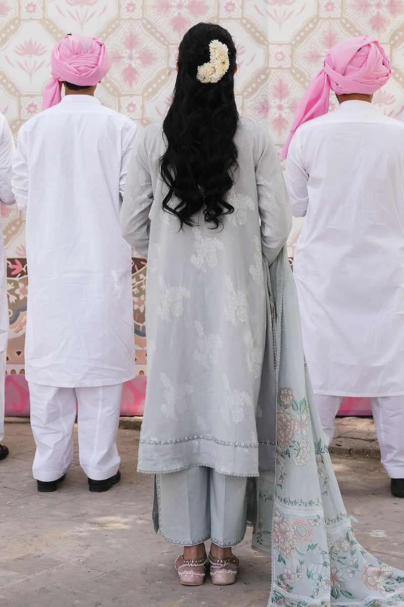 LUNAR BLOOM-3 PC DYED JACQUARD SUIT - Image 5