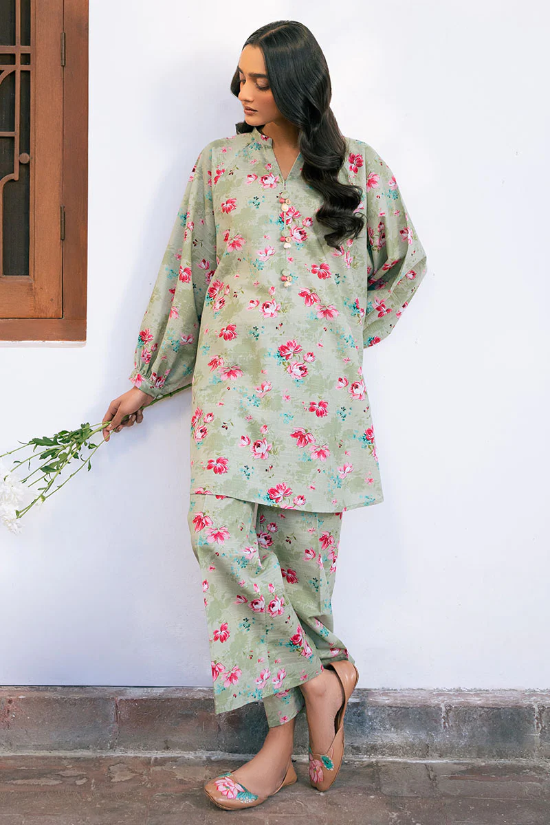 MYSTIC FOREST-2 PIECE PRINTED KHADDAR SUIT - Image 4