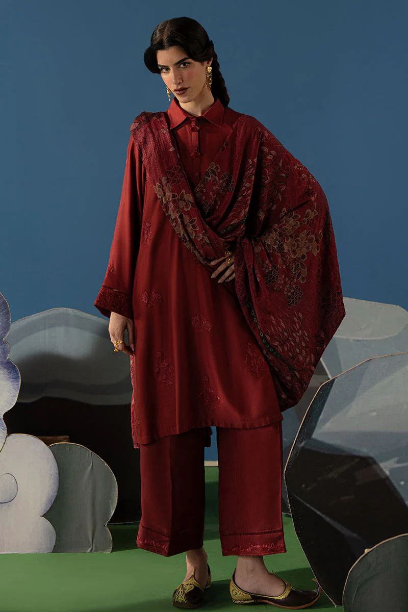 MYSTIC ROUGE-3 PC (SHIRT, TROUSER & DUPATTA) - Image 5