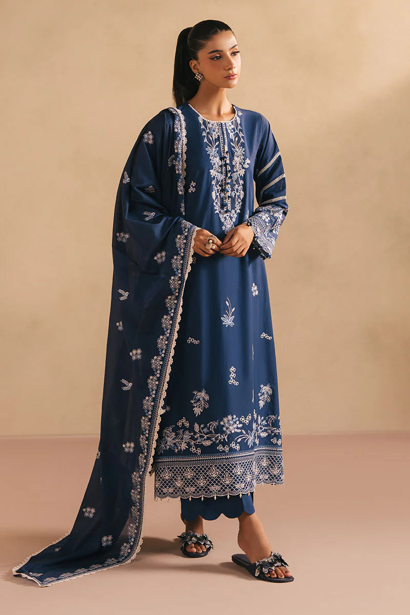 NIRVANA DIVE- 3PC EMBROIDERED LAWN SUIT - Image 3