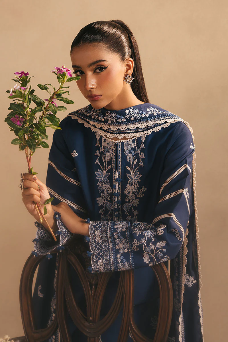 NIRVANA DIVE- 3PC EMBROIDERED LAWN SUIT - Image 4