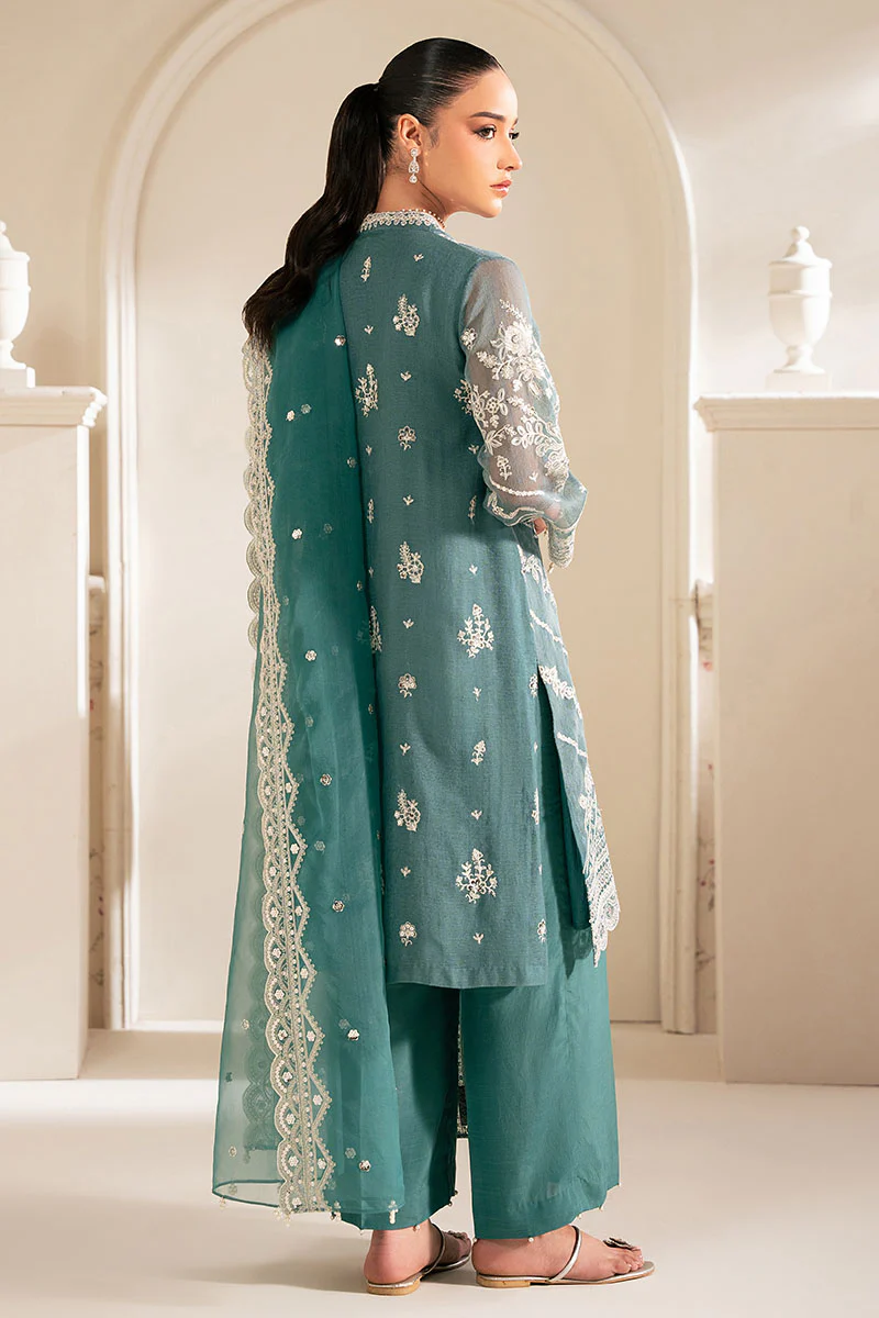 NORTH SEA-4PC NET EMBROIDERED SUIT - Image 7